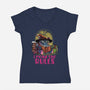 I Read The Rules-Womens-V-Neck-Tee-zascanauta