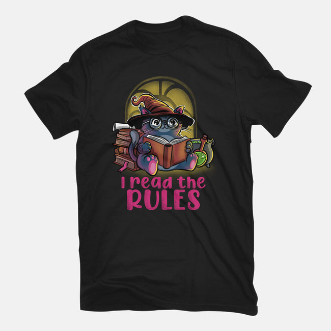 I Read The Rules-Womens-Fitted-Tee-zascanauta