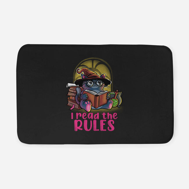 I Read The Rules-None-Memory Foam-Bath Mat-zascanauta