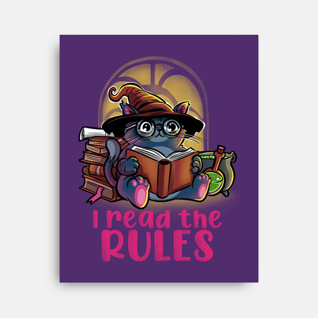 I Read The Rules-None-Stretched-Canvas-zascanauta