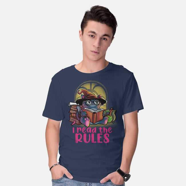 I Read The Rules-Mens-Basic-Tee-zascanauta