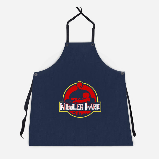 Nibbler Park-Unisex-Kitchen-Apron-demonigote