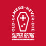 Old Gamers Never Die-Mens-Basic-Tee-demonigote