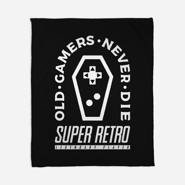 Old Gamers Never Die-None-Fleece-Blanket-demonigote