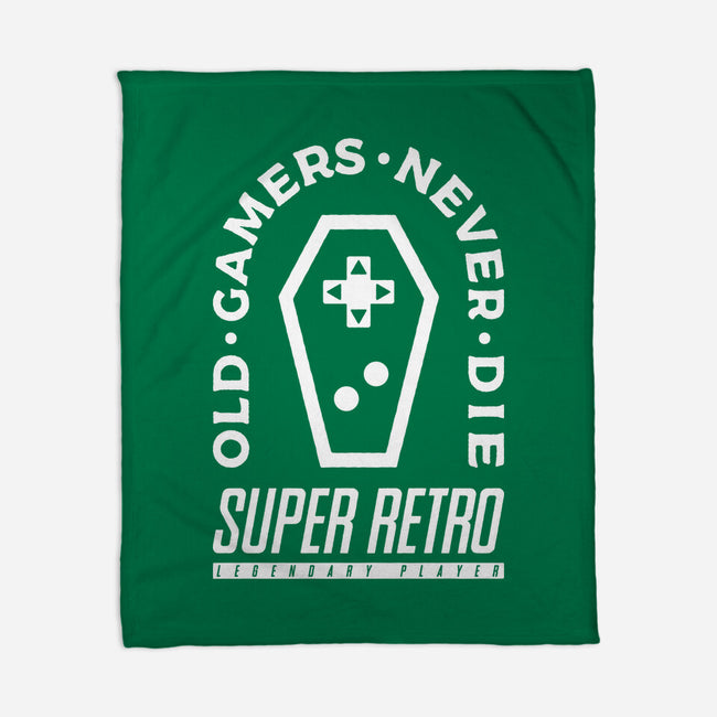 Old Gamers Never Die-None-Fleece-Blanket-demonigote