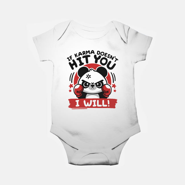 If Karma Doesn't Hit You-Baby-Basic-Onesie-NemiMakeit