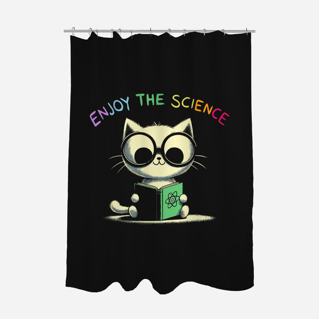 Enjoy The Science-None-Polyester-Shower Curtain-BridgeWalker