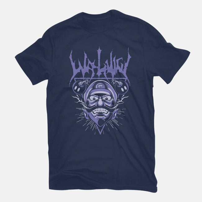 Waluigi Metal-Womens-Fitted-Tee-arace