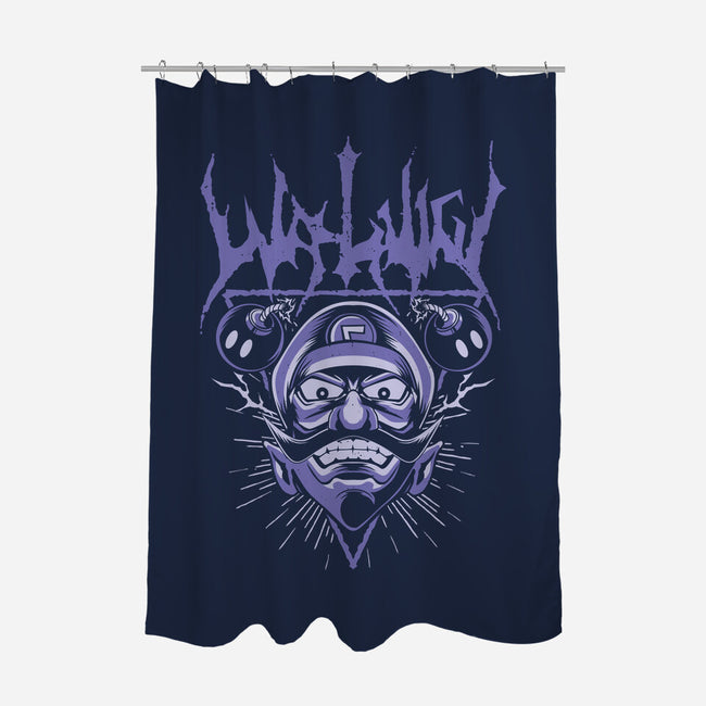 Waluigi Metal-None-Polyester-Shower Curtain-arace