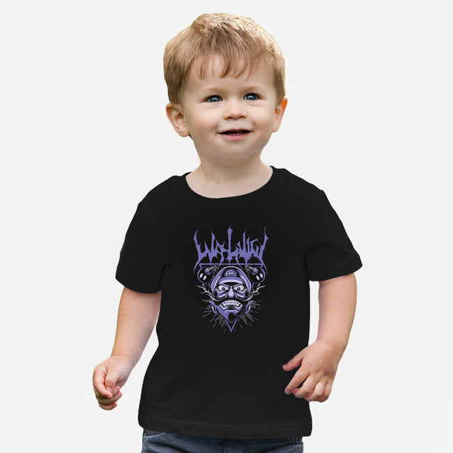 Waluigi Metal-Baby-Basic-Tee-arace