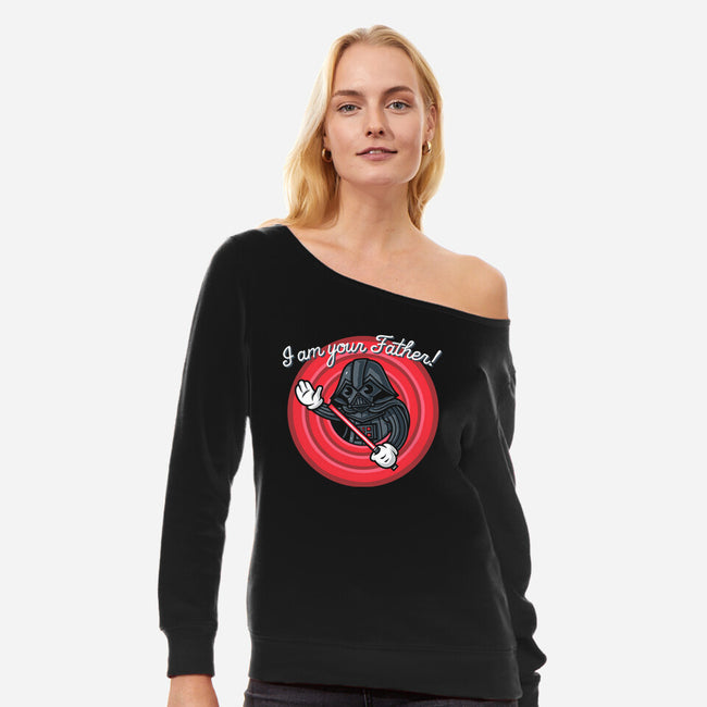 I Am Your Father Folks-Womens-Off Shoulder-Sweatshirt-krisren28