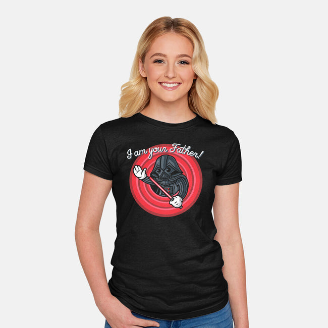 I Am Your Father Folks-Womens-Fitted-Tee-krisren28