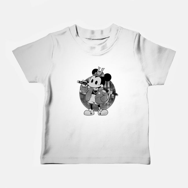 Cyber Samurai Mouse-Baby-Basic-Tee-Bruno Mota