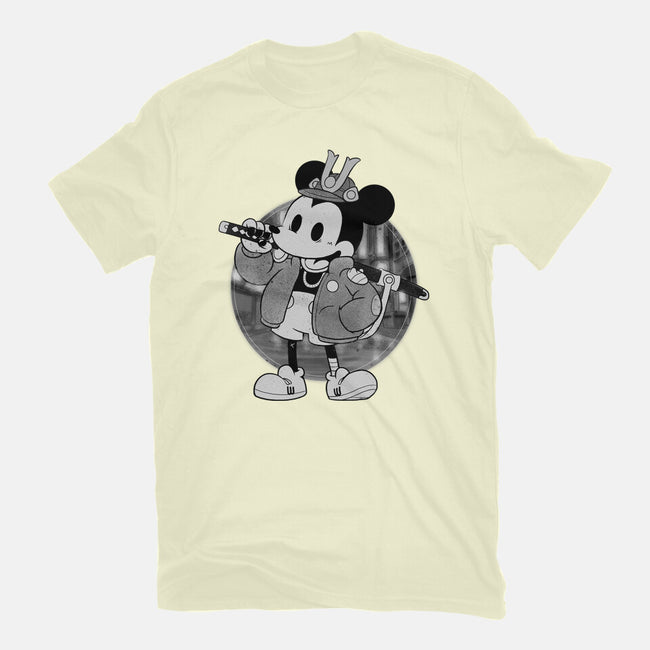 Cyber Samurai Mouse-Mens-Basic-Tee-Bruno Mota