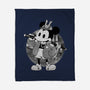 Cyber Samurai Mouse-None-Fleece-Blanket-Bruno Mota