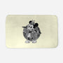 Cyber Samurai Mouse-None-Memory Foam-Bath Mat-Bruno Mota