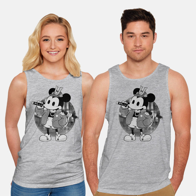 Cyber Samurai Mouse-Unisex-Basic-Tank-Bruno Mota