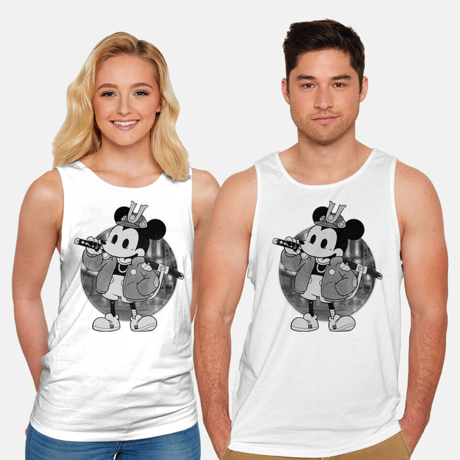 Cyber Samurai Mouse-Unisex-Basic-Tank-Bruno Mota