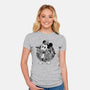 Cyber Samurai Mouse-Womens-Fitted-Tee-Bruno Mota