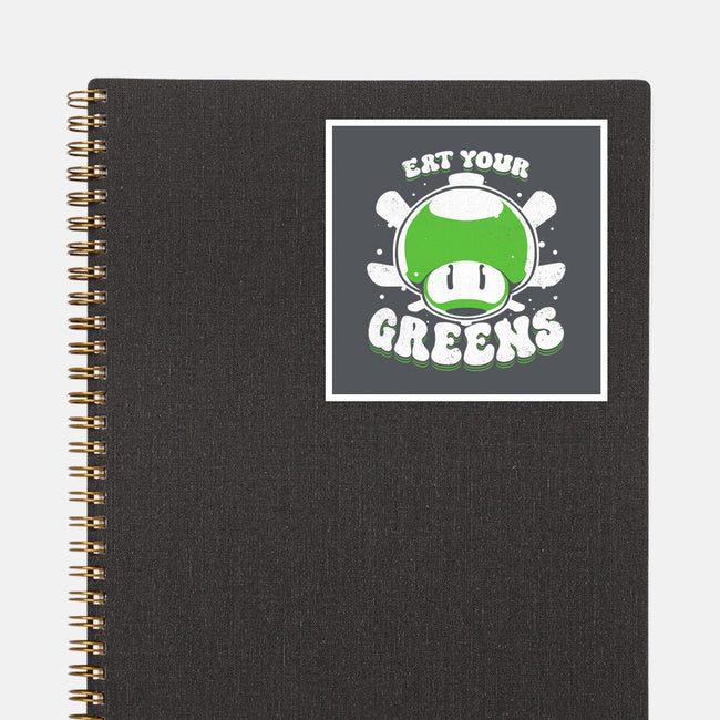 Eat Your Greens-None-Glossy-Sticker-estudiofitas