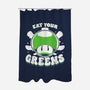 Eat Your Greens-None-Polyester-Shower Curtain-estudiofitas