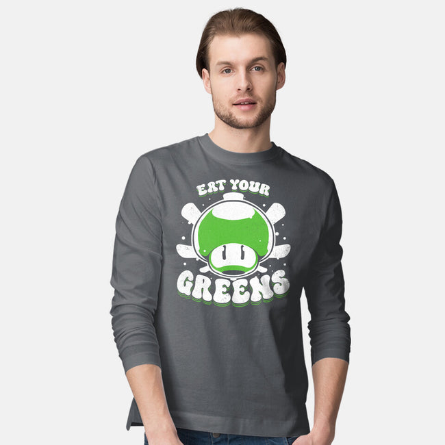 Eat Your Greens-Mens-Long Sleeved-Tee-estudiofitas