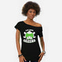 Eat Your Greens-Womens-Off Shoulder-Tee-estudiofitas