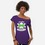 Eat Your Greens-Womens-Off Shoulder-Tee-estudiofitas