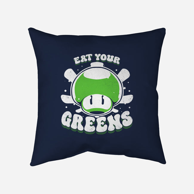 Eat Your Greens-None-Removable Cover-Throw Pillow-estudiofitas