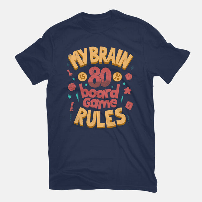 Board Game Rules-Mens-Basic-Tee-Jorge Toro