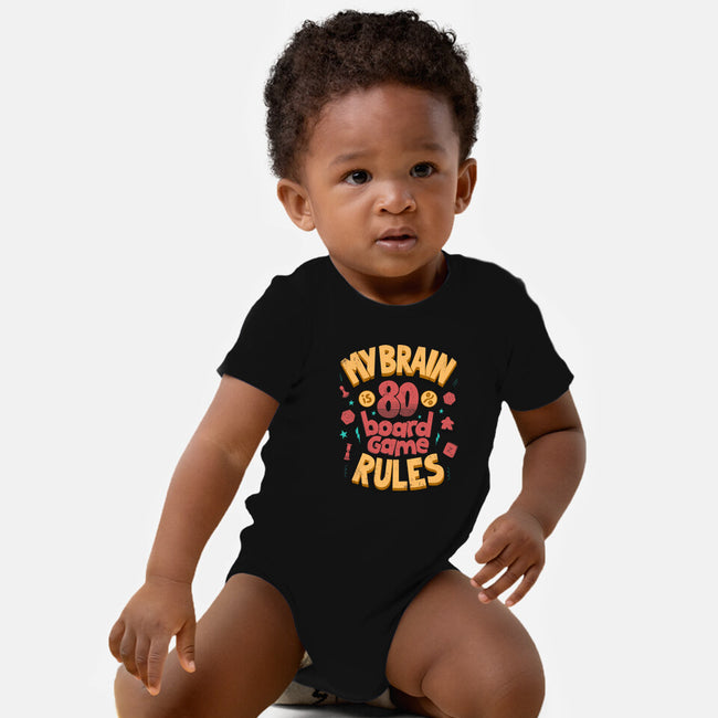 Board Game Rules-Baby-Basic-Onesie-Jorge Toro