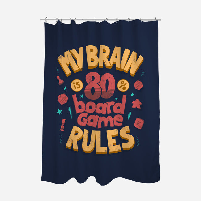 Board Game Rules-None-Polyester-Shower Curtain-Jorge Toro