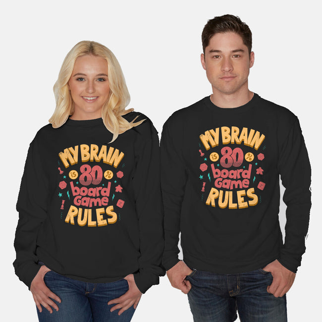 Board Game Rules-Unisex-Crew Neck-Sweatshirt-Jorge Toro