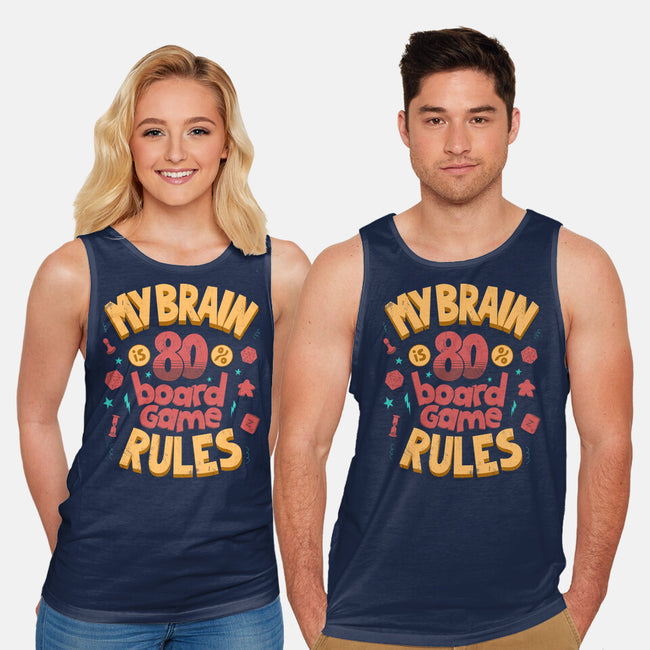 Board Game Rules-Unisex-Basic-Tank-Jorge Toro