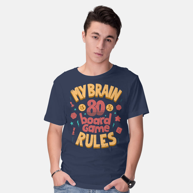 Board Game Rules-Mens-Basic-Tee-Jorge Toro