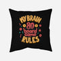 Board Game Rules-None-Removable Cover-Throw Pillow-Jorge Toro