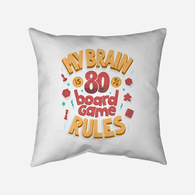 Board Game Rules-None-Removable Cover-Throw Pillow-Jorge Toro