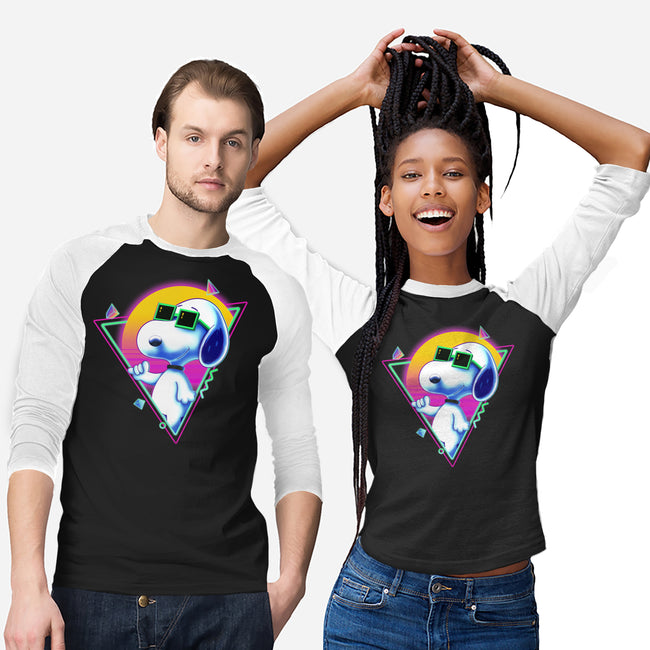 Vapor Dog-Unisex-Baseball-Tee-sebasebi