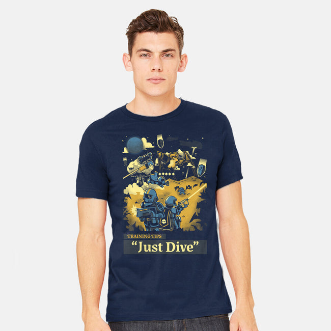 Training Tip Just Dive-Mens-Heavyweight-Tee-Heyra Vieira