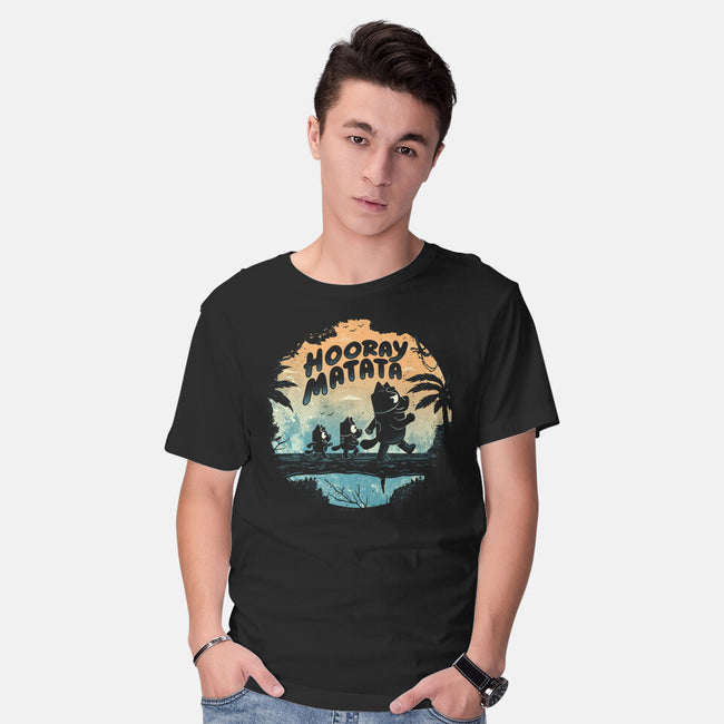 Hooray Matata-Mens-Basic-Tee-Arigatees