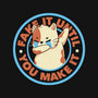 Fake It Until You Make It-Cat-Basic-Pet Tank-tobefonseca