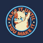 Fake It Until You Make It-Cat-Basic-Pet Tank-tobefonseca