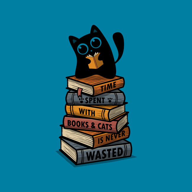 Time Spent With Books And Cats-Unisex-Basic-Tank-erion_designs