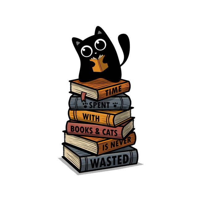 Time Spent With Books And Cats-Mens-Premium-Tee-erion_designs