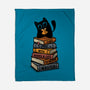 Time Spent With Books And Cats-None-Fleece-Blanket-erion_designs