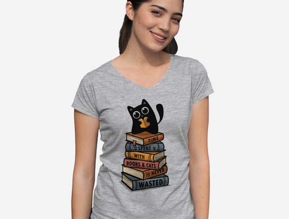 Time Spent With Books And Cats