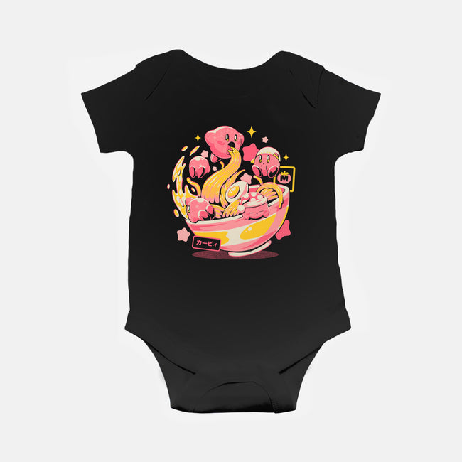 Pink Bowl-Baby-Basic-Onesie-eduely