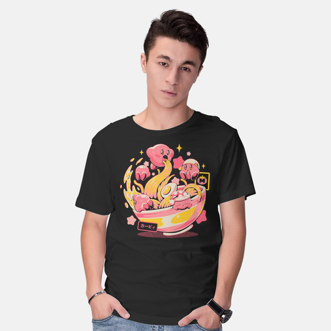 Pink Bowl-Mens-Basic-Tee-eduely