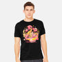 Pink Bowl-Mens-Heavyweight-Tee-eduely