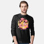 Pink Bowl-Mens-Long Sleeved-Tee-eduely